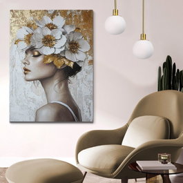 Wallity KNV10269 - 5070 Pintura Decorativa en Lienzo Multicolor 50 x 70 cm